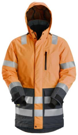 High-Vis Vanntett parkas, Klasse 3