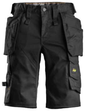 AllroundWork, Arbeidsshorts for dame med stretch og hylsterlommer