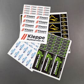 Die Cut-klistremerke